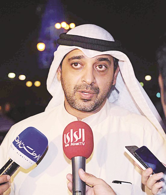 محمد العبد الله متحدثاً