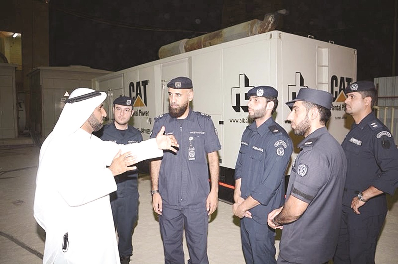 تفقد الاستعدادات في المسجد