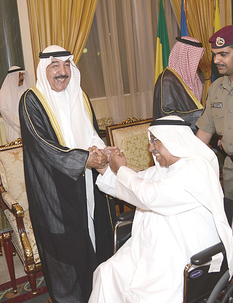 جابر العبدالله يتلقى التهاني