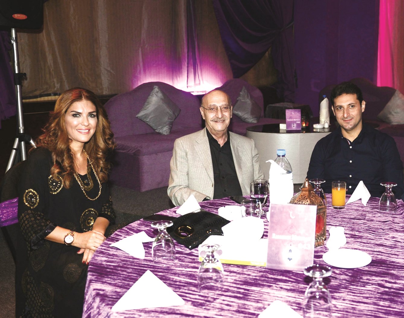 سليمان مخزوم و إليان فرح و ميرفت أبو حشمه