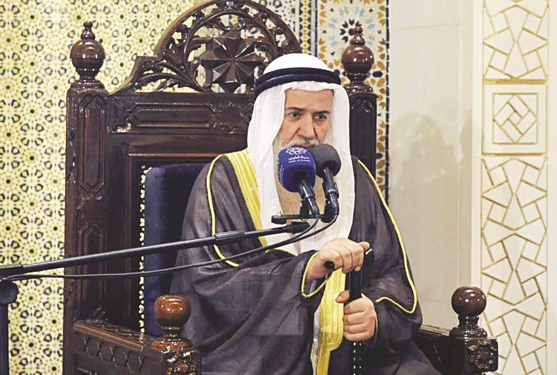 القطان يلقي خاطرته