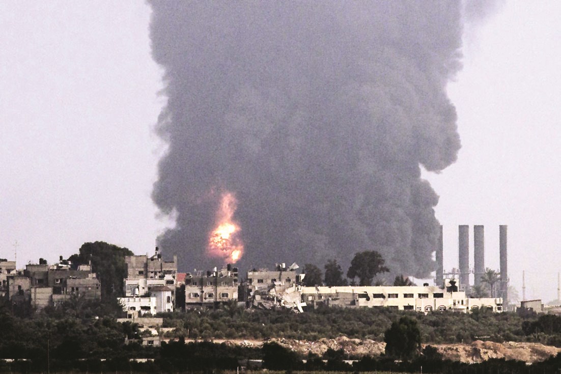 u062fu062eu0627u0646 u0627u0644u0642u0635u0641 u0627u0644u0625u0633u0631u0627u0626u064au0644u064a u064au062au0635u0627u0639u062f u0645u0646 u0645u062du0637u0629 u062au0648u0644u064au062f u0627u0644u0643u0647u0631u0628u0627u0621 u0627u0644u0648u062du064au062fu0629 u0641u064a u0642u0637u0627u0639 u063au0632u0629 u0623u0645u0633 (u0627 u0641 u0628)