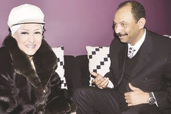 برفقة الفنانة الراحلة وردة الجزائرية