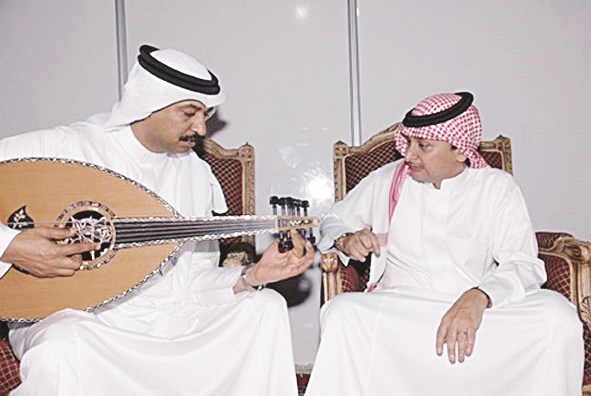 ... ومع الفنان عبدالمجيد عبدالله