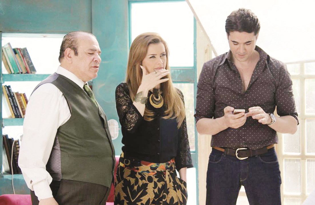 مع أحمد عز وصلاح عبدالله في «الاكسلانس»