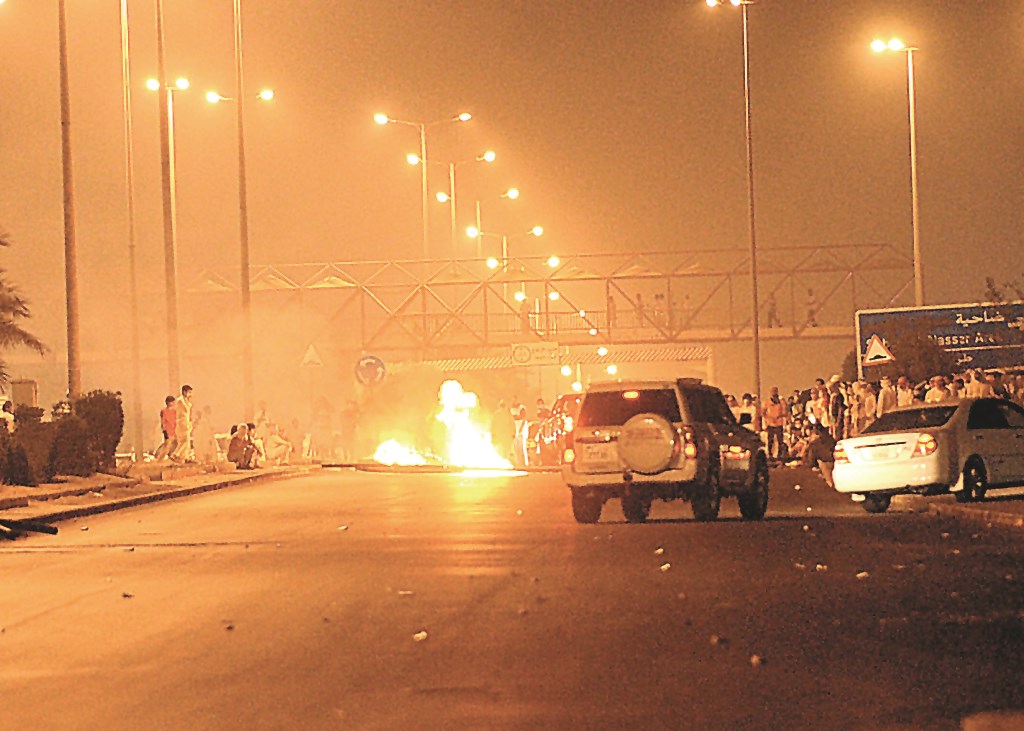 انتقال المسيرة إلى صباح الناصر (تصوير جلال معوض)