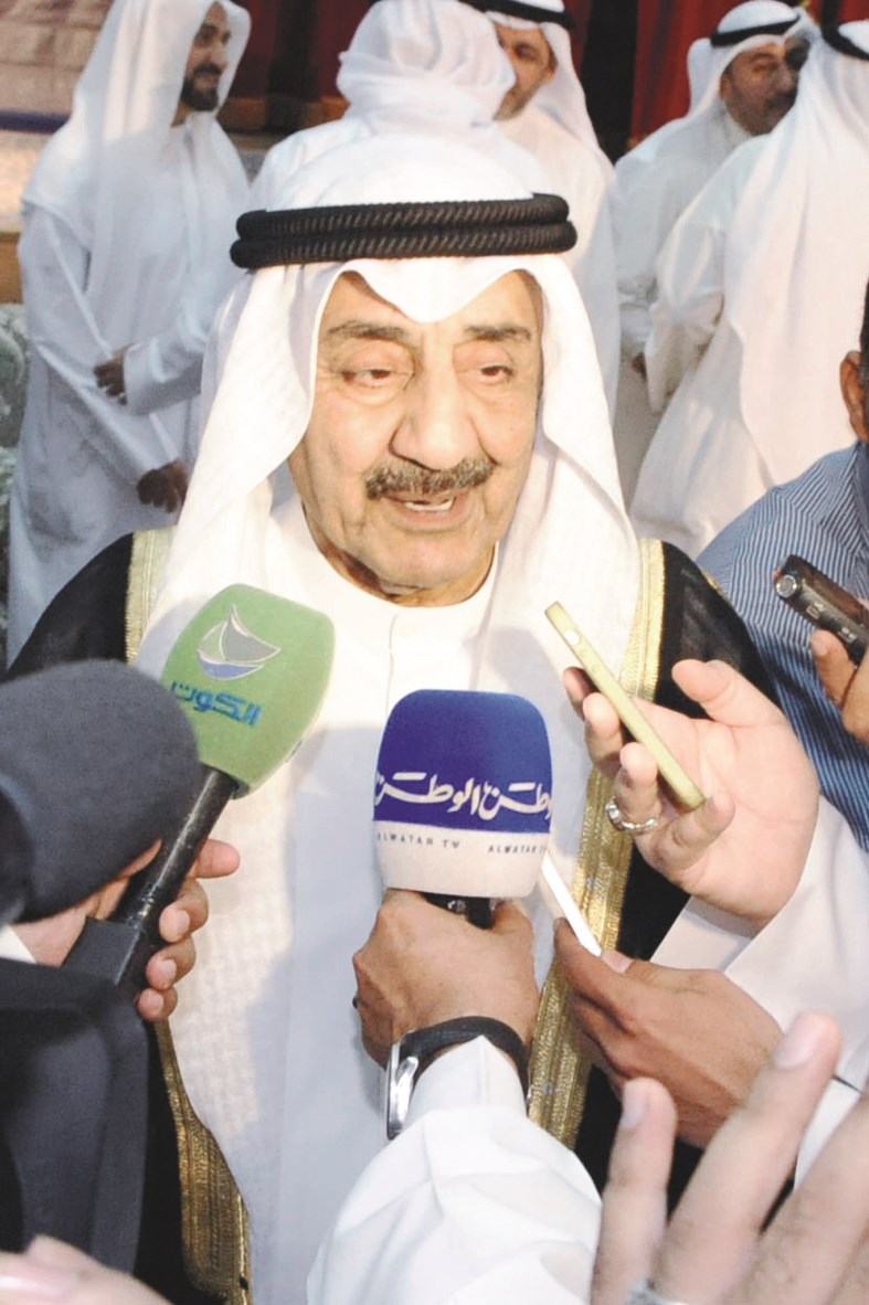 جاسم الخرافي مصرحا