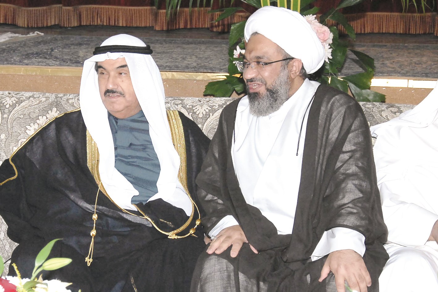 ناصر المحمد وحسين المعتوق (تصوير كرم ذياب)