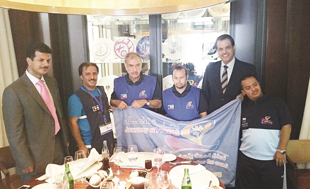 جانب من حفل الغداء