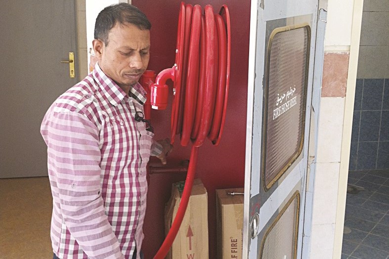 فوهات الحريق جاهزة للتعامل مع الطوارئ