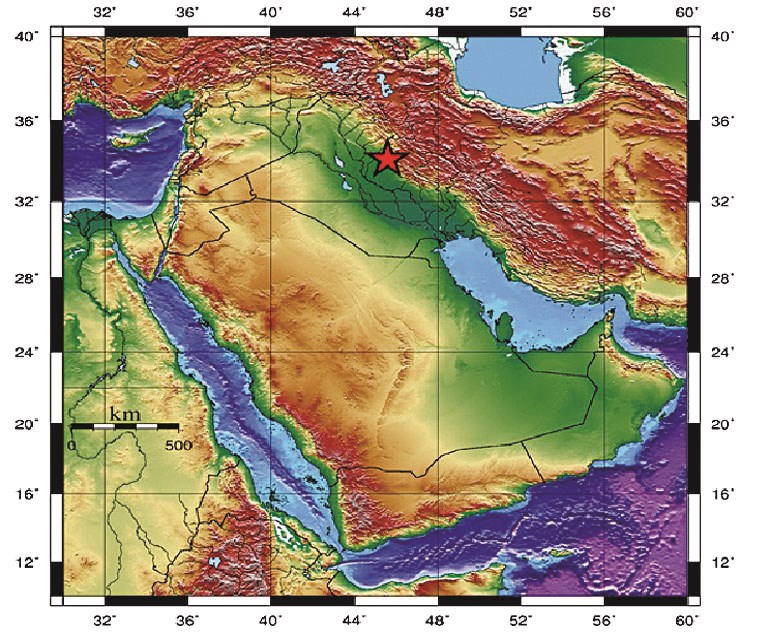 u0627u0644u0646u062cu0645u0629 u0639u0644u0649 u0627u0644u062eu0631u064au0637u0629 u062au0645u062bu0644 u0645u0648u0642u0639 u0627u0644u0632u0644u0632u0627u0644 u0627u0644u0631u0626u064au0633u064a