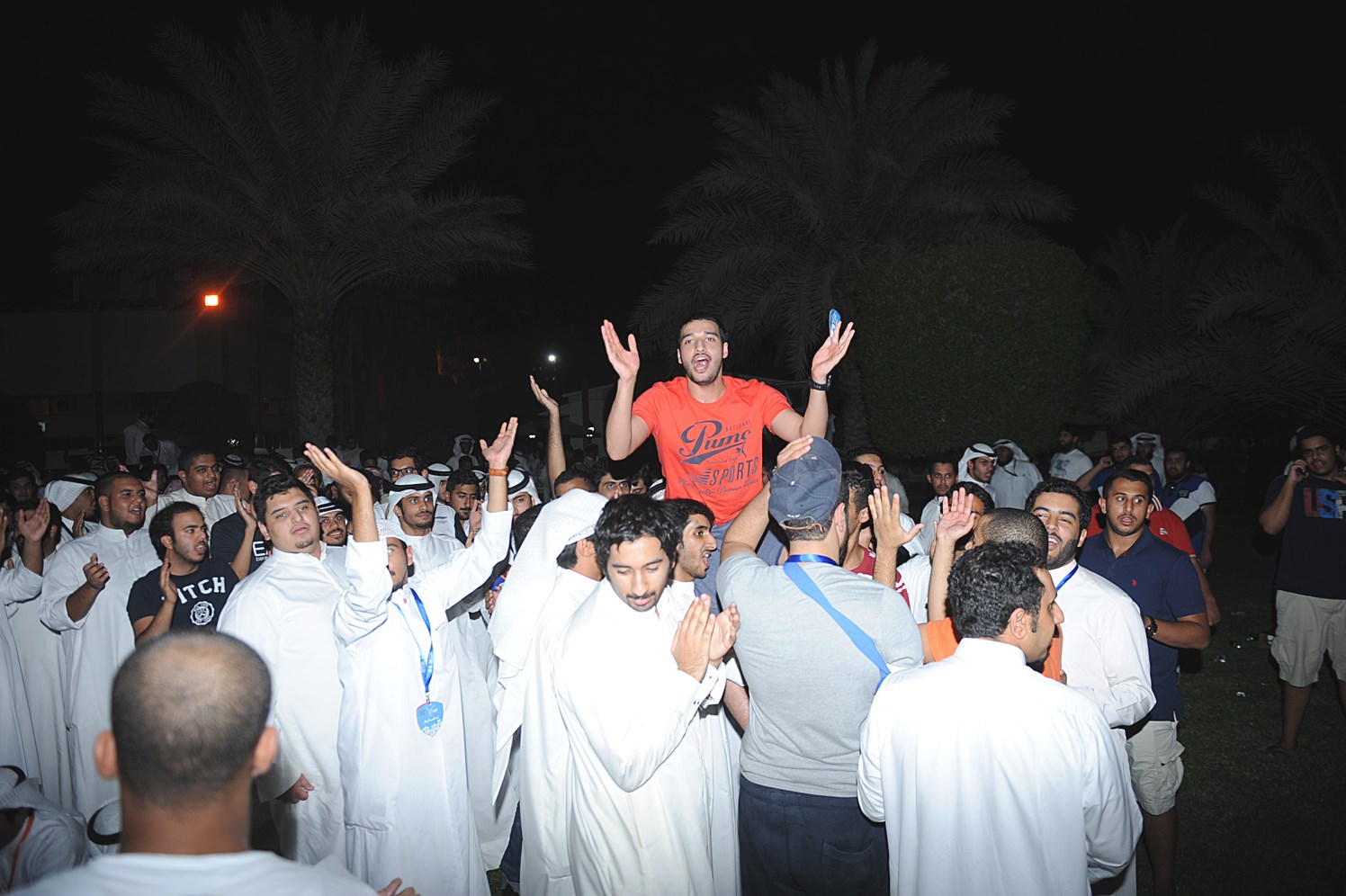 احتفال بالفوز