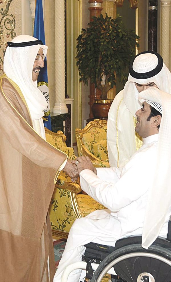 تهنئة من أحد ذوي الاحتياجات الخاصة