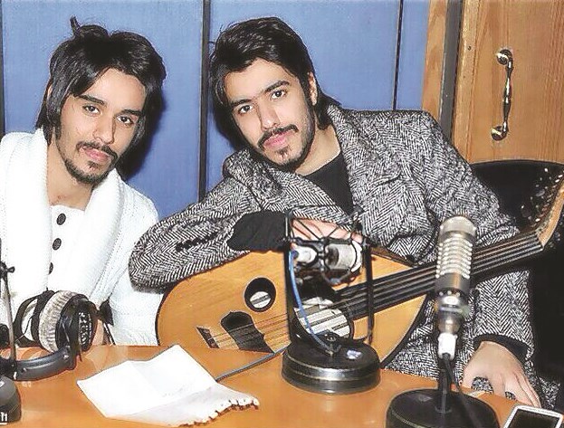 مع عبد السلام في أحد اللقاءات الإذاعية