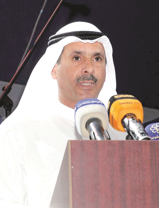 أحمد الأثري متحدثاً في الاحتفال