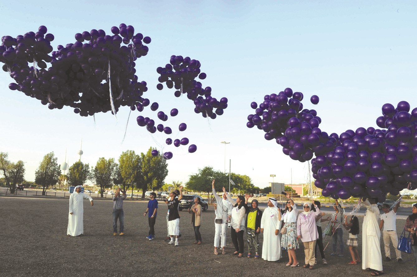 البالونات في سماء الكويت