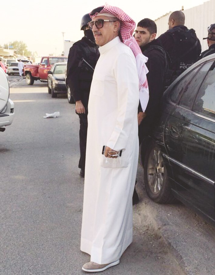 قائد المهمة اللواء إبراهيم الطراح