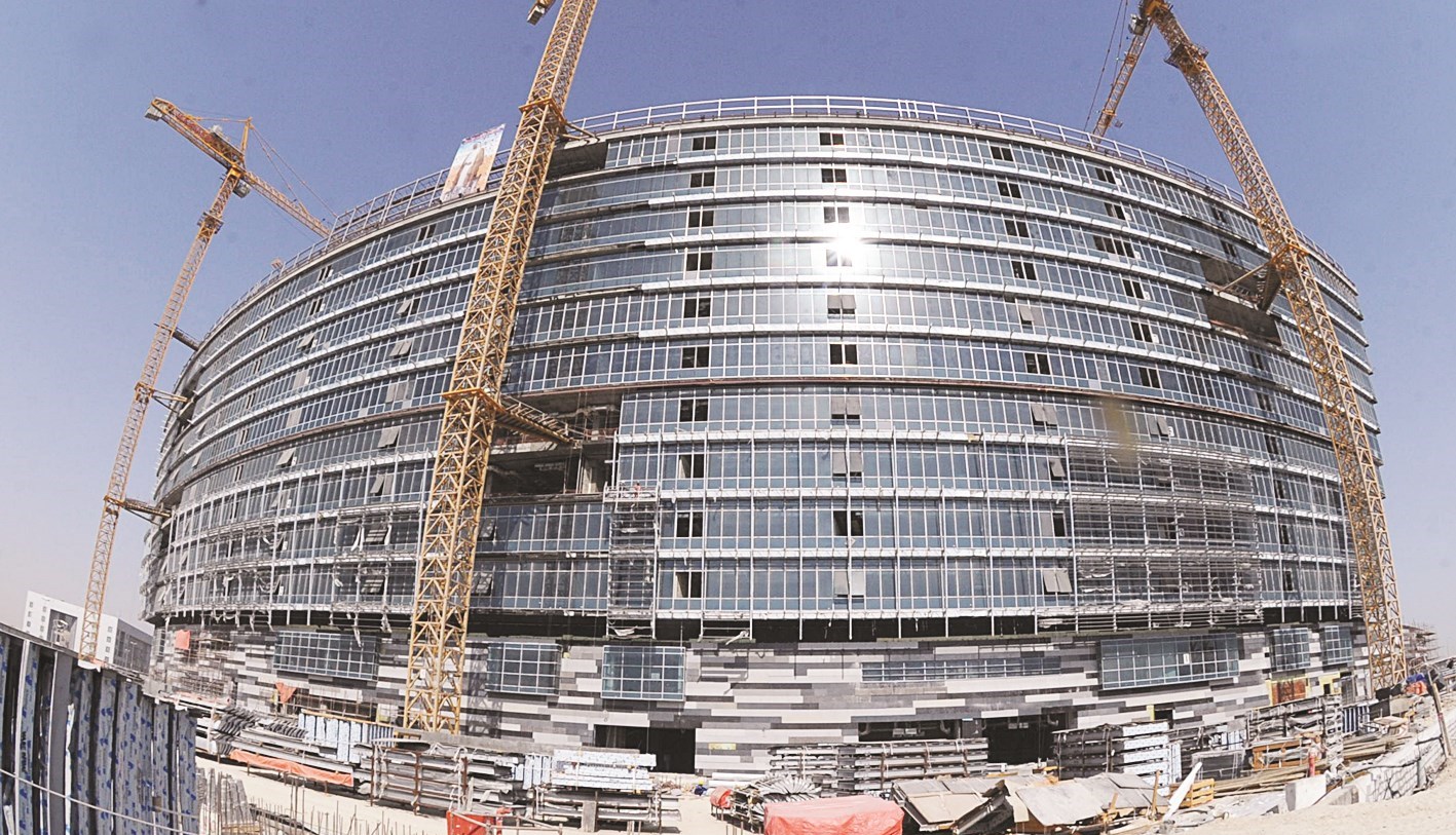 .... والمبنى من الخارج (تصوير: زكريا عطية)