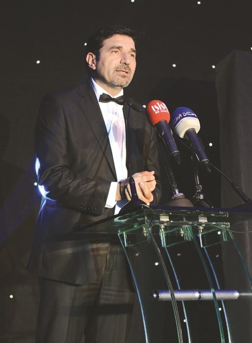 عبدالله مؤذن متحدثا خلال الحفل