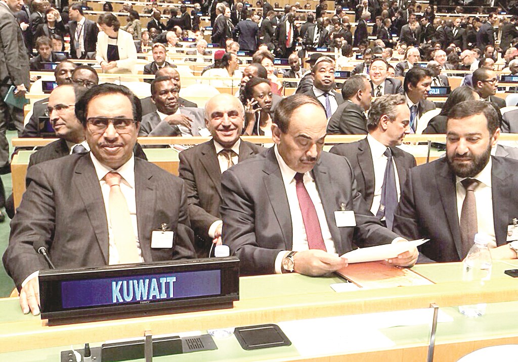 المبارك مترئسا وفد الكويت في اجتماعات الجمعية العمومية للامم المتحدة