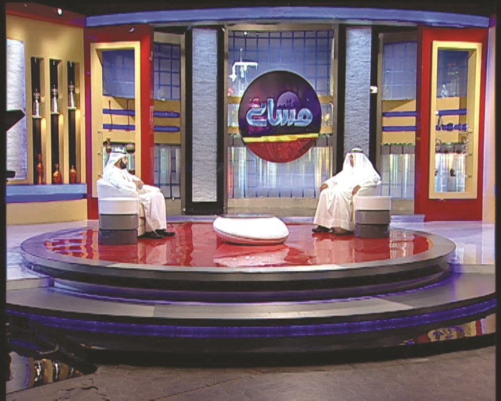 الفضالة متحدثا في برنامج «مسائي»