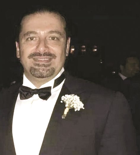 الرئيس سعد الحريري في زفاف شقيقه