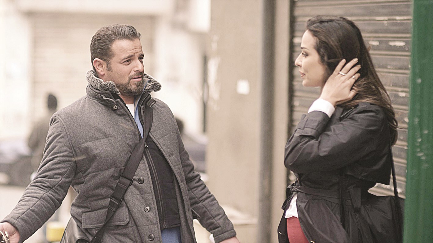 ... ومع يوسف الخال في مشهد من «لو»