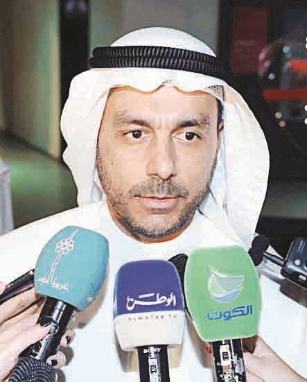 الرشيد متحدثا في افتتاح المعرض