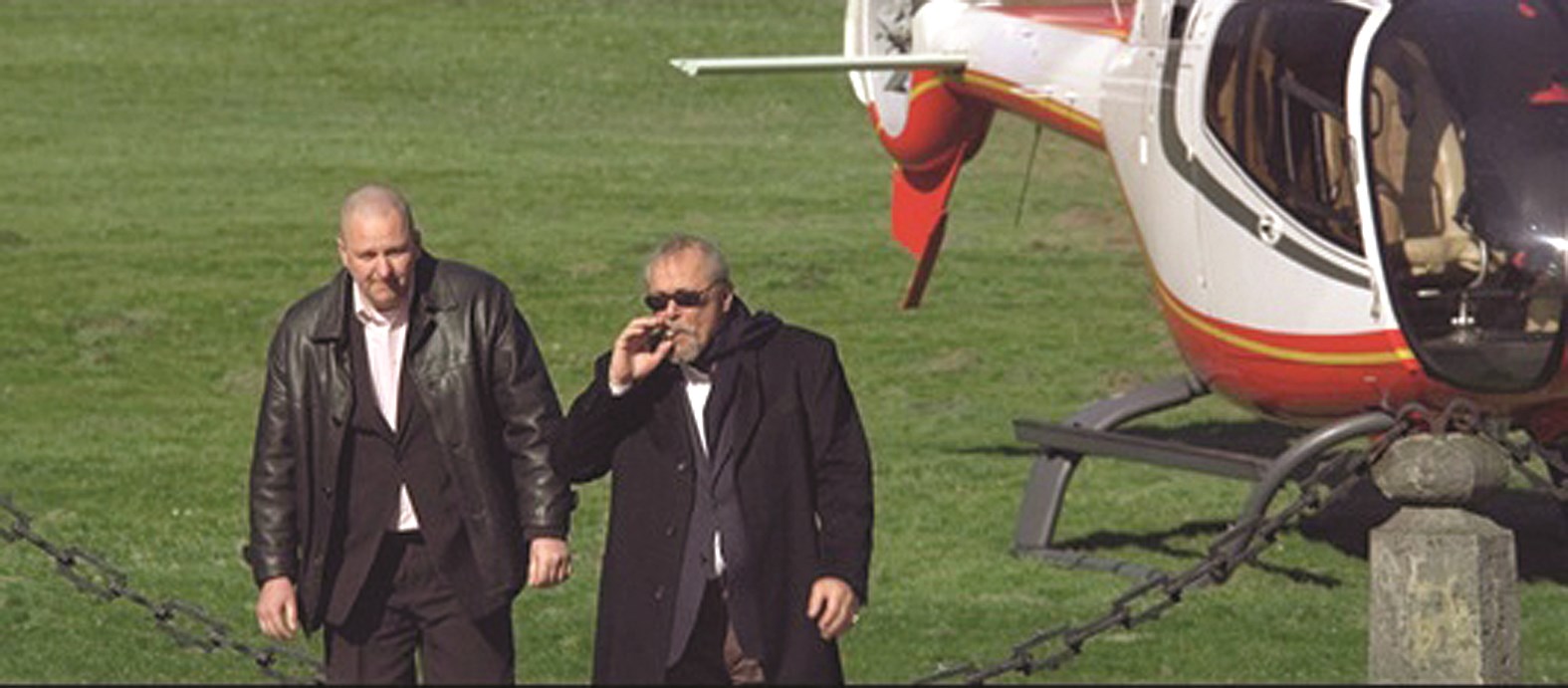 في مشهد من مسلسل «جبل الحلال»