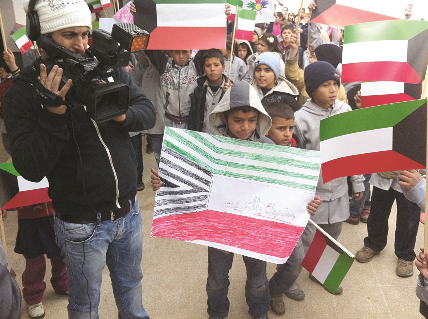 أطفال مدارس الكويت الخيرية في شمال لبنان