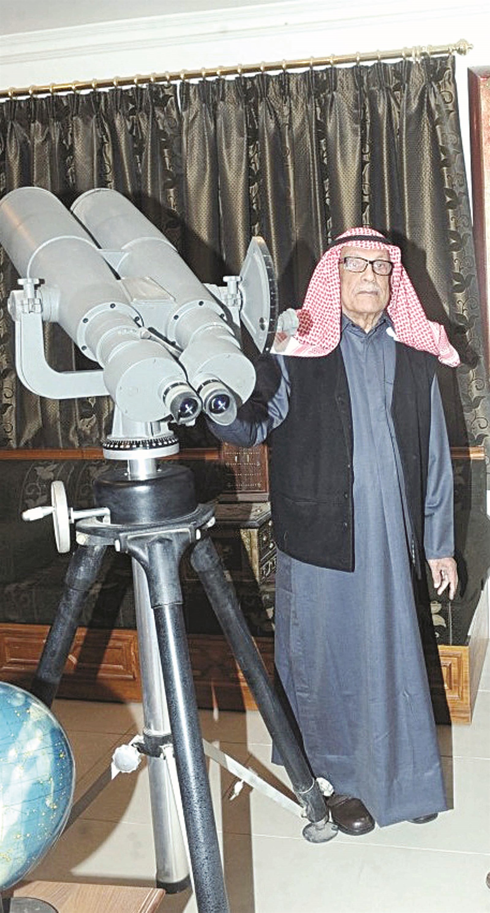 العجيري بين الأرض والفضاء .. قصة قرن من تاريخ الكويت  (تصوير جلال معوض)