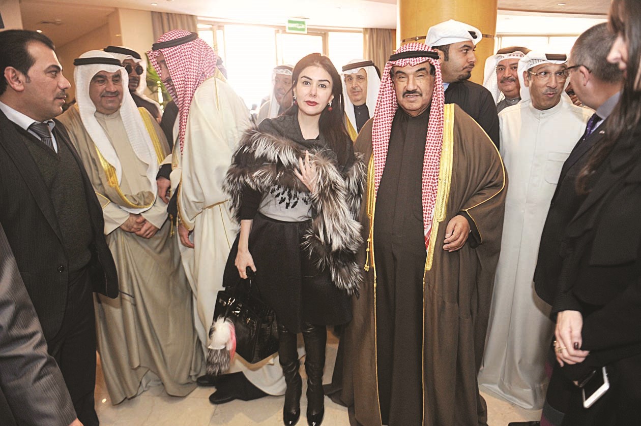 ناصر المحمد والدكتورة أفراح الصراف