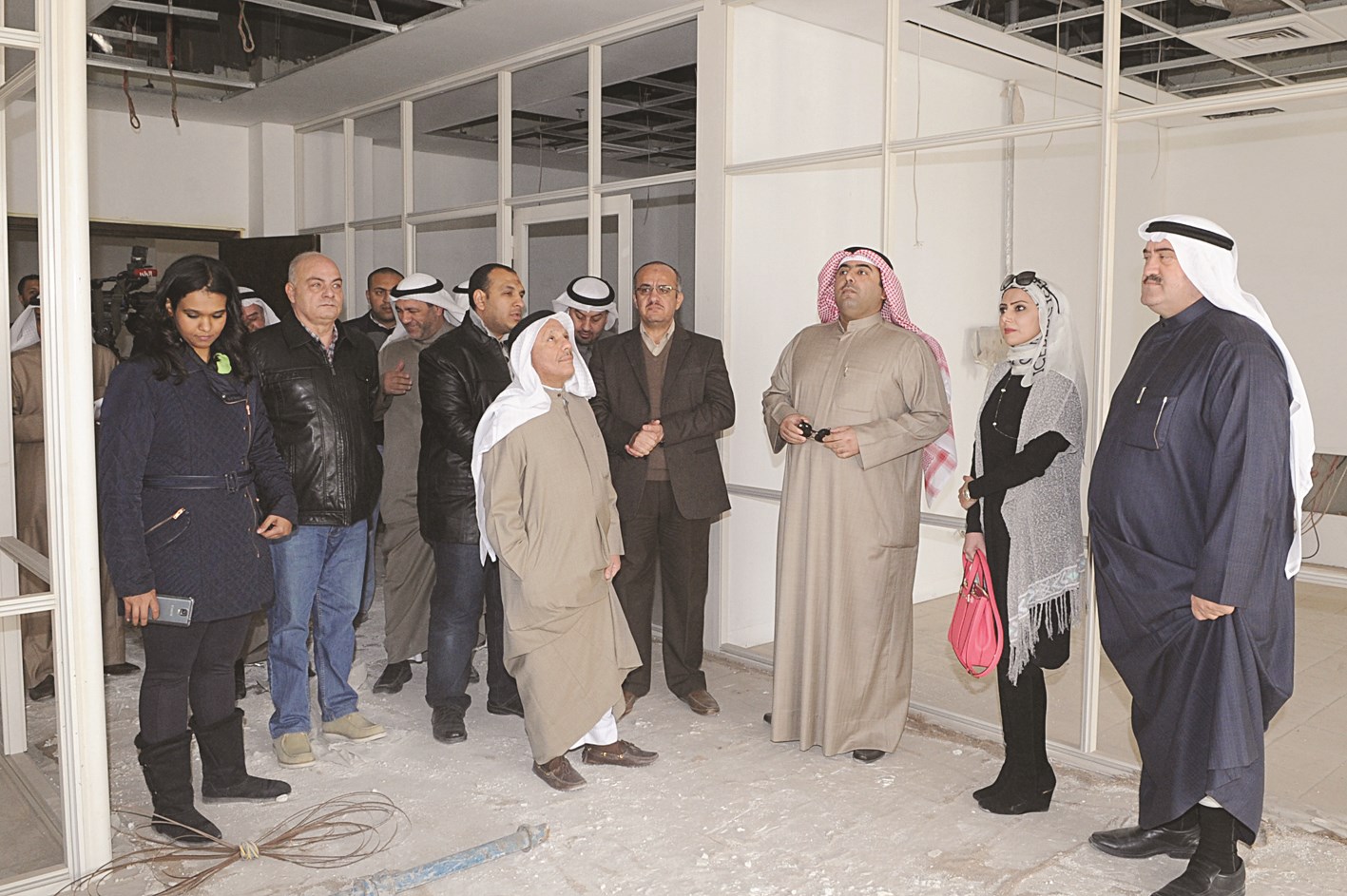 أعضاء اللجنة خلال الجولة (تصوير كرم ذياب)