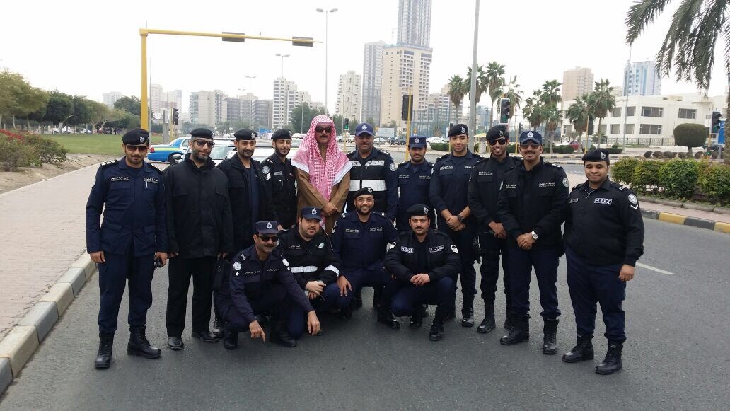 الخالد متوسطاً القيادات الأمنية