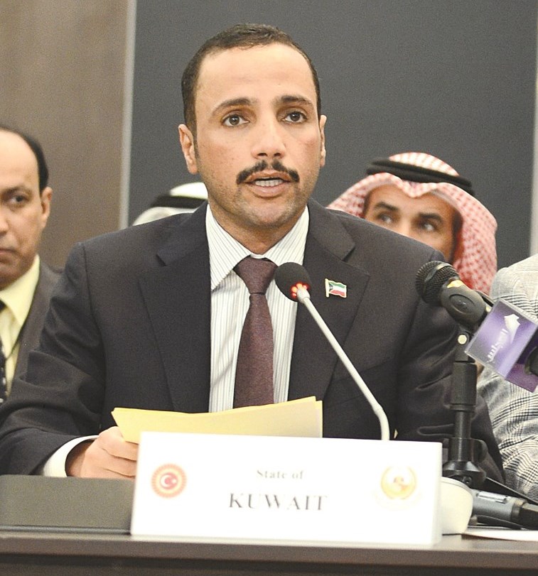 الغانم يلقي كلمة الكويت