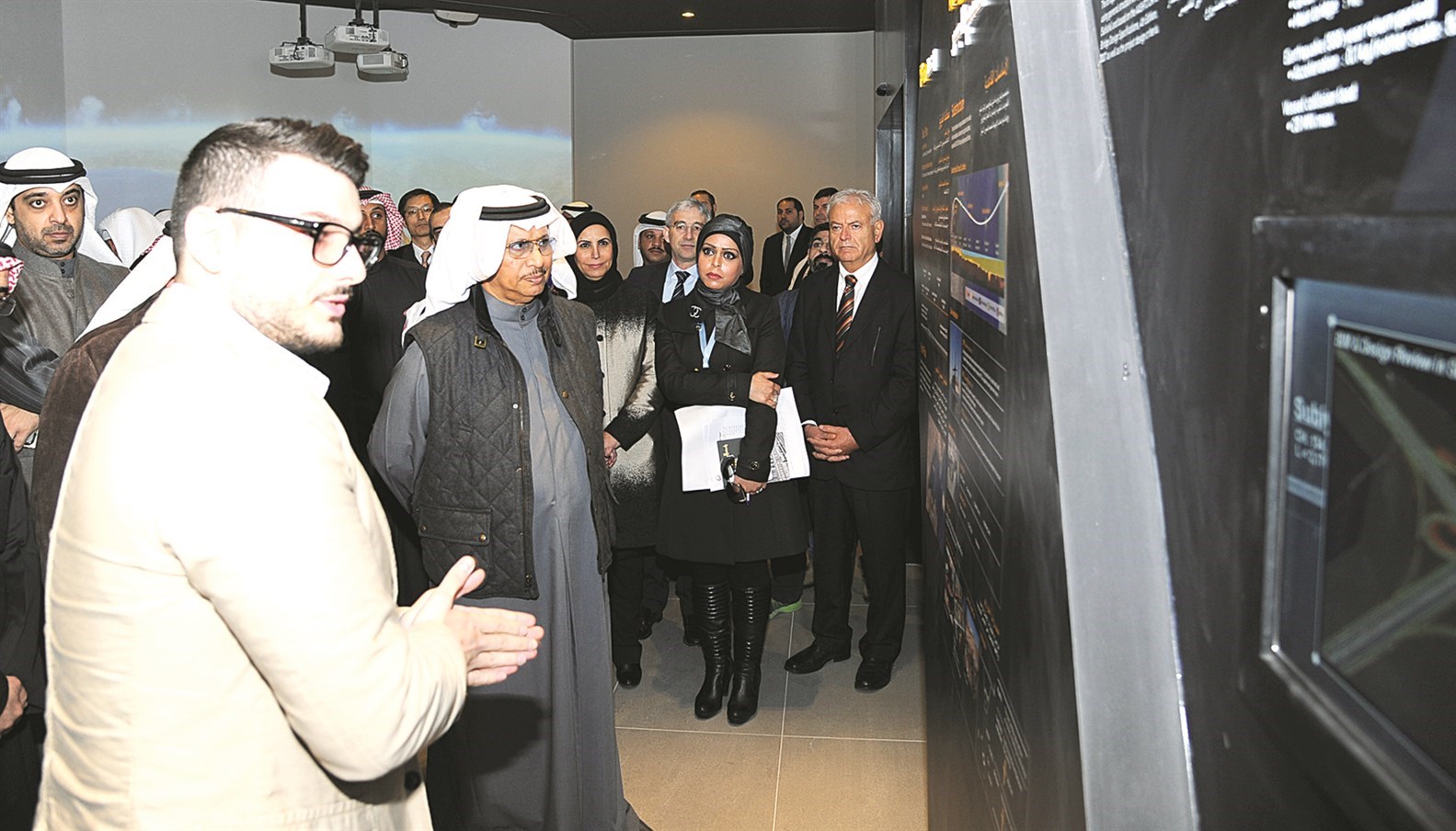 جولة في أقسام المبنى