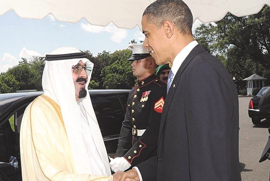 ... مع الرئيس الأميركي باراك أوباما