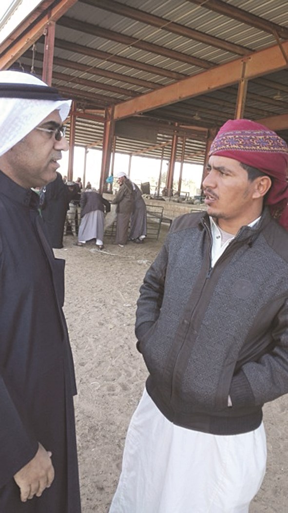 بائع الأغنام سالم يتحدث للزميل عايض البرازي