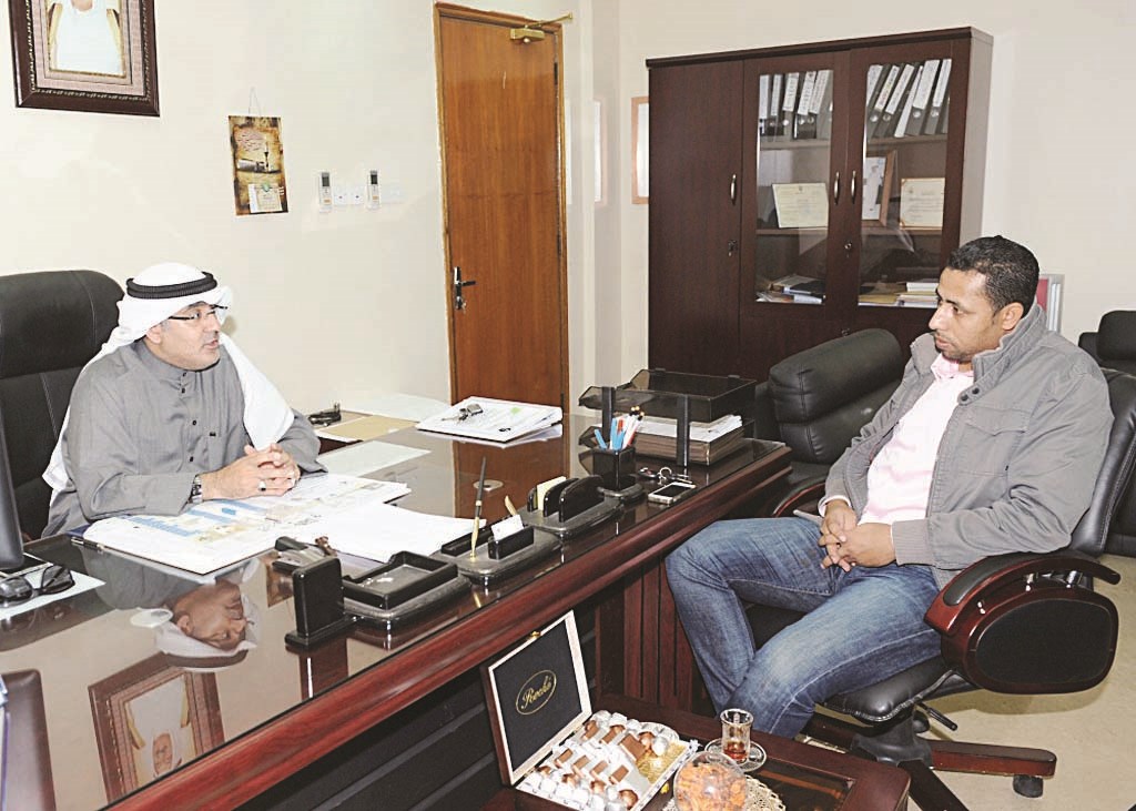 الحمد متحدثاً للزميل علي العلاس