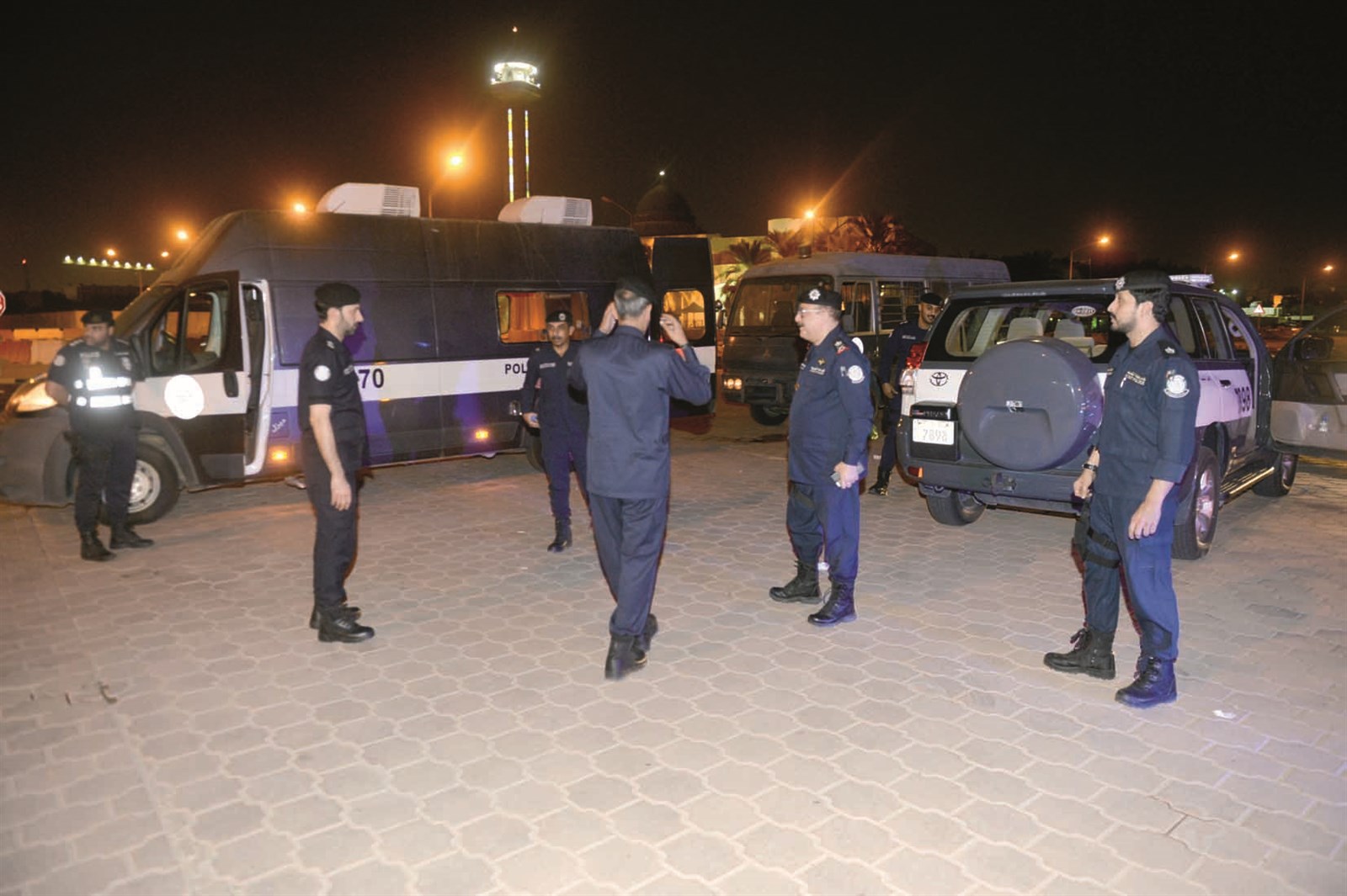 انتشار أمني مكثف