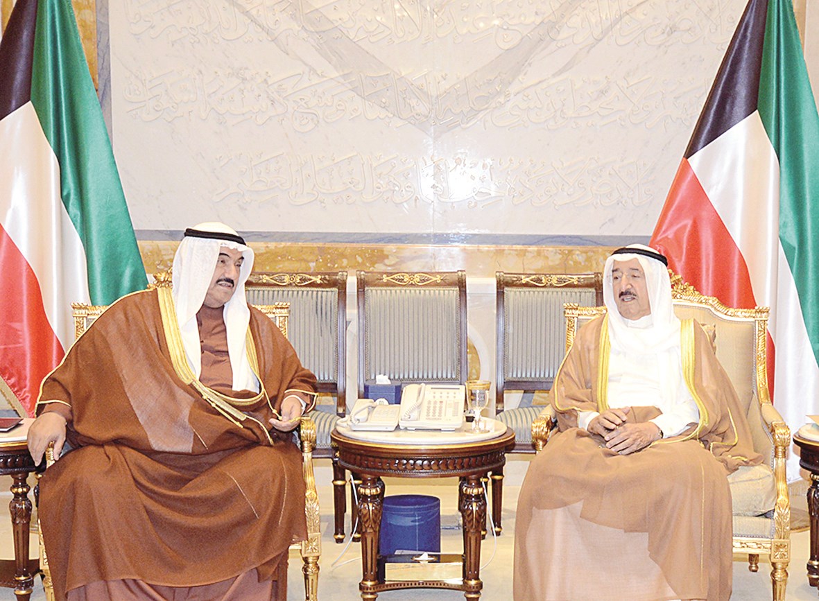 سمو الأمير مستقبلاً ناصر المحمد