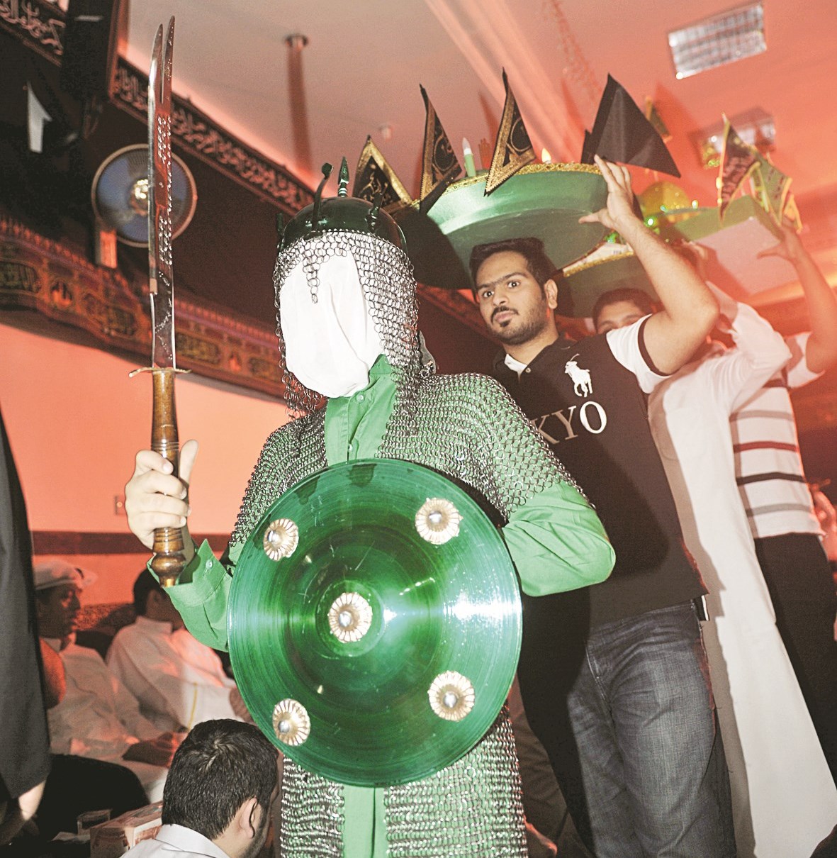 مشهد تمثيلي لواقعة الطف