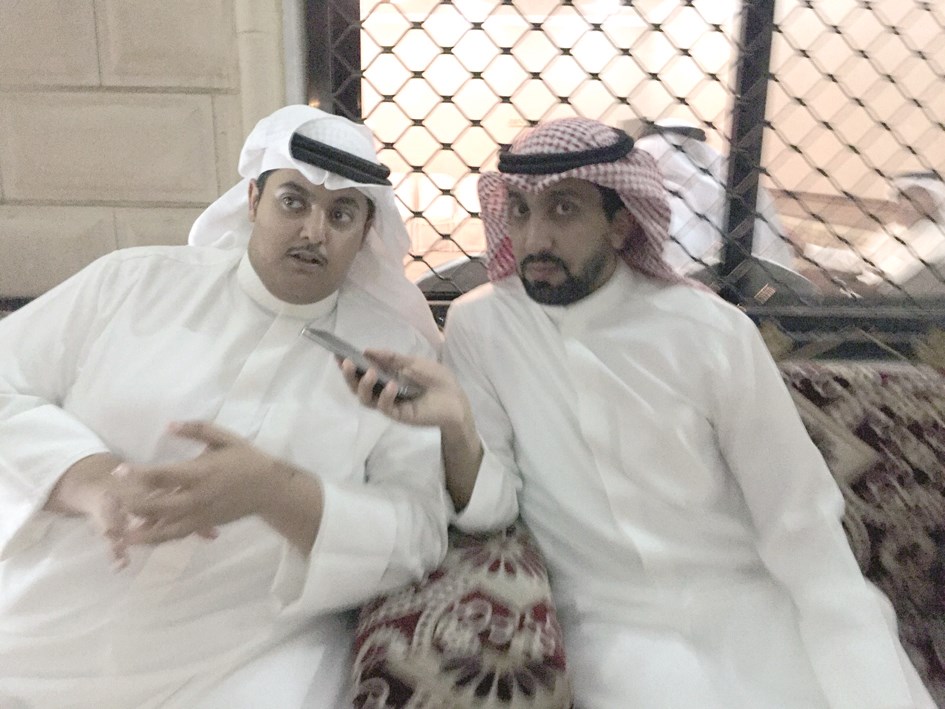 العريفان متحدثاً للزميل غانم السليماني