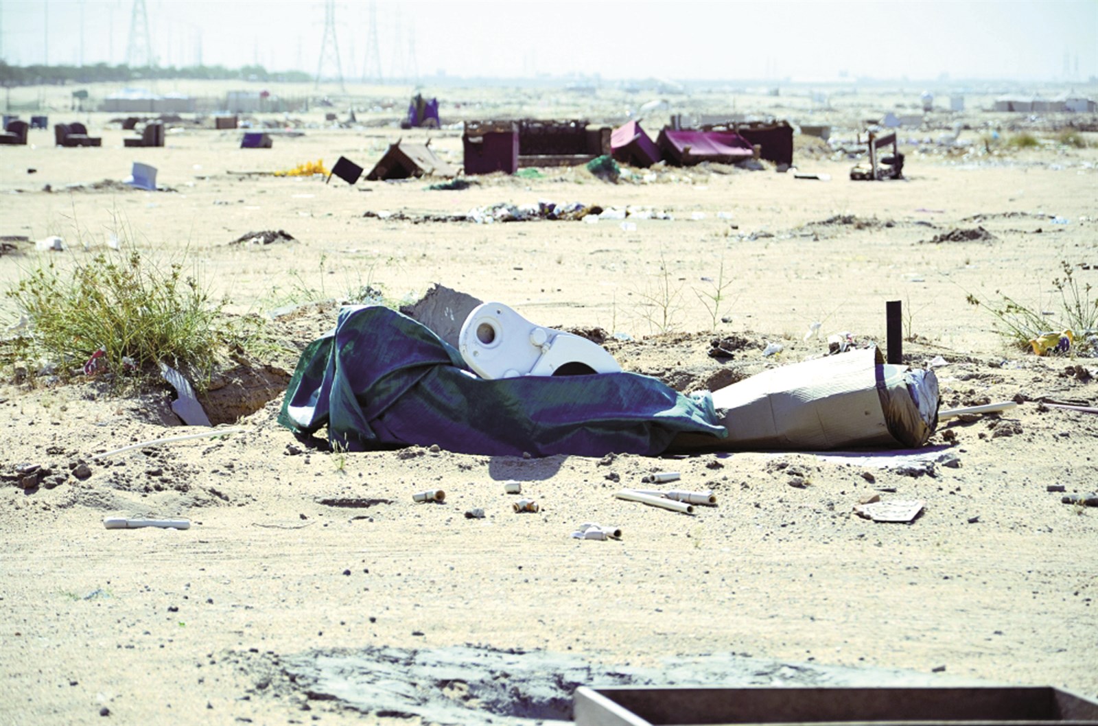 أوساخ ونفايات شوهت جمال البر