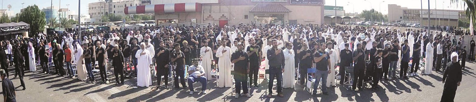 حشود مشاركة في إحياء العاشر من محرم