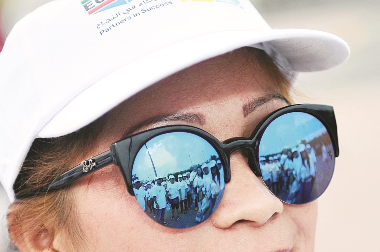 الماراثون بعيون فيليبينية