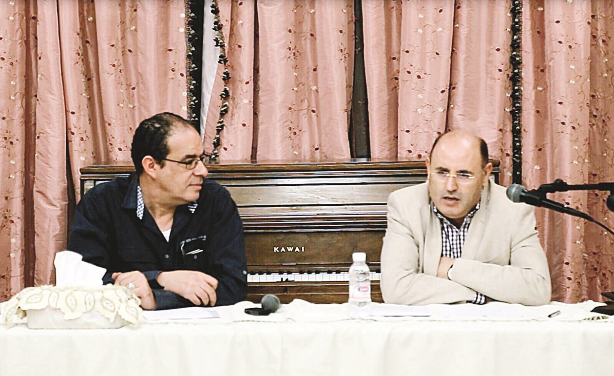 الزواوي بغورة وابراهيم فرغلي في الندوة