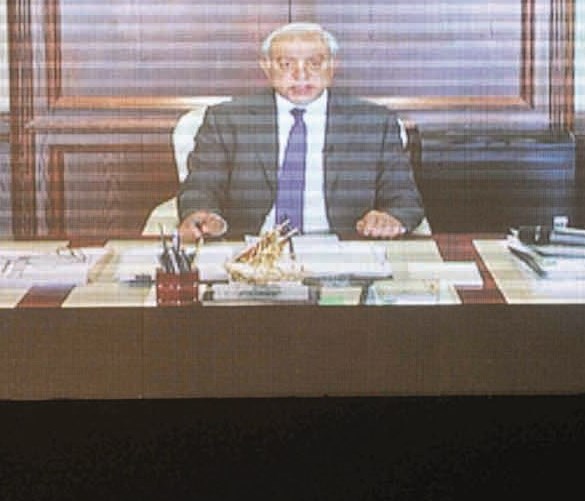 العيسى في كلمة مسجلة