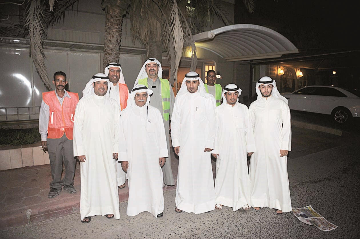 المشاركون في الجولة التفقدية