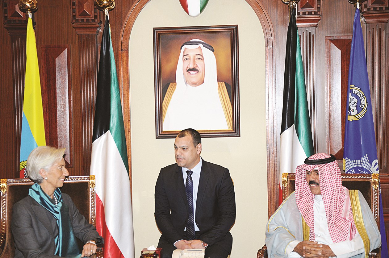 ولي العهد مستقبلاً مديرة صندوق النقد الدولي